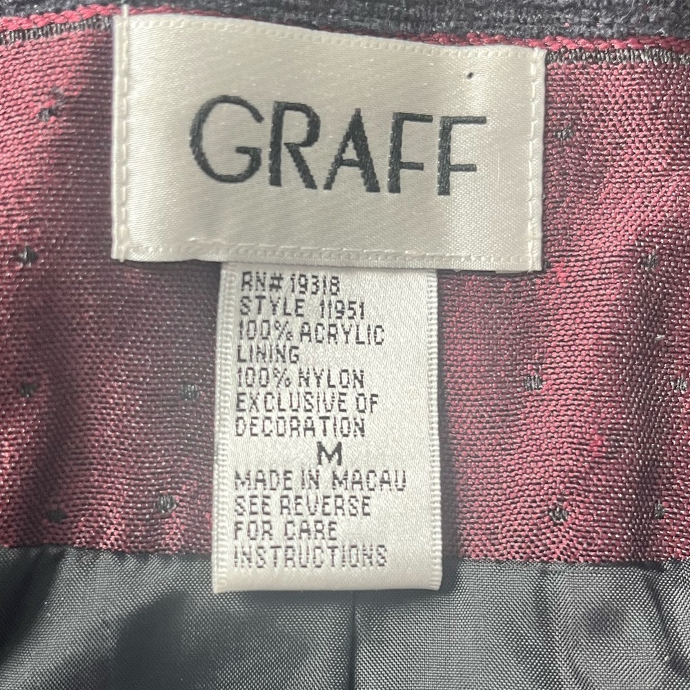 Graff Multimedia Tapestry Patchwork Button Down C… - image 8